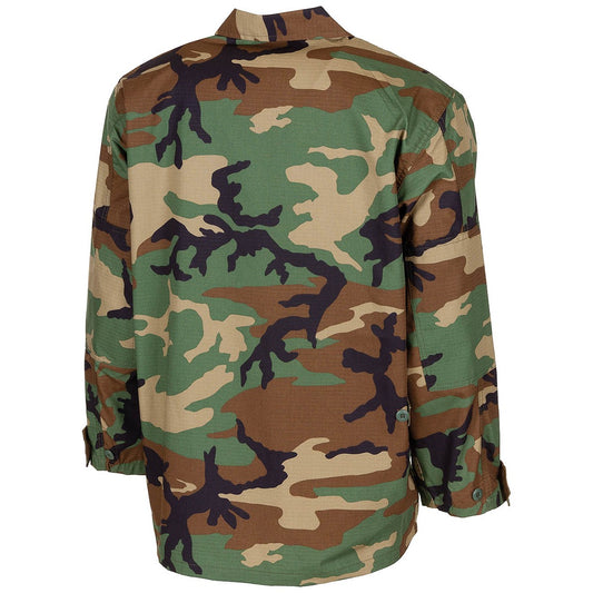 US BDU Feldjacke, Rip Stop,woodland