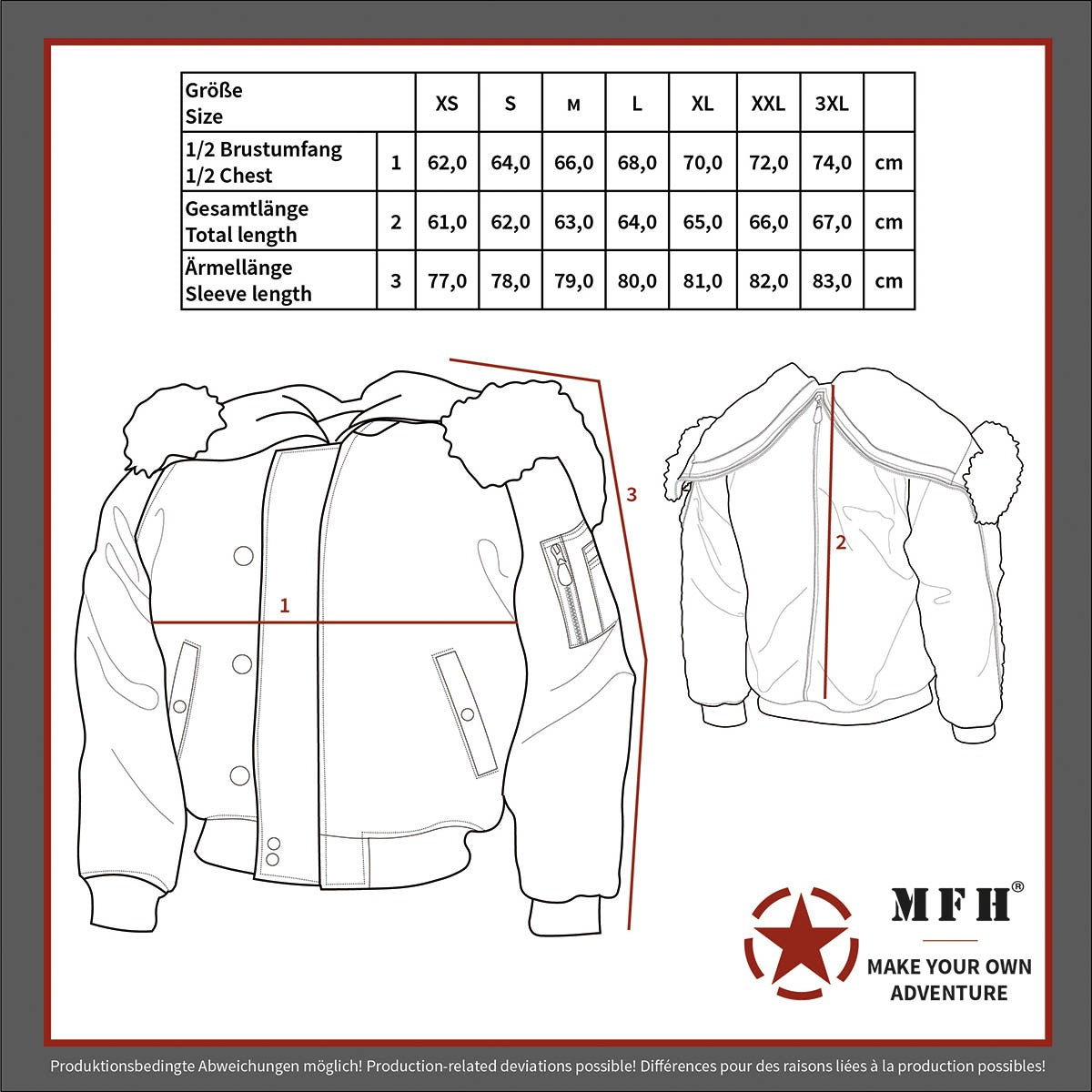 US Polarjacke N2B, schwarz,dick gefüttert