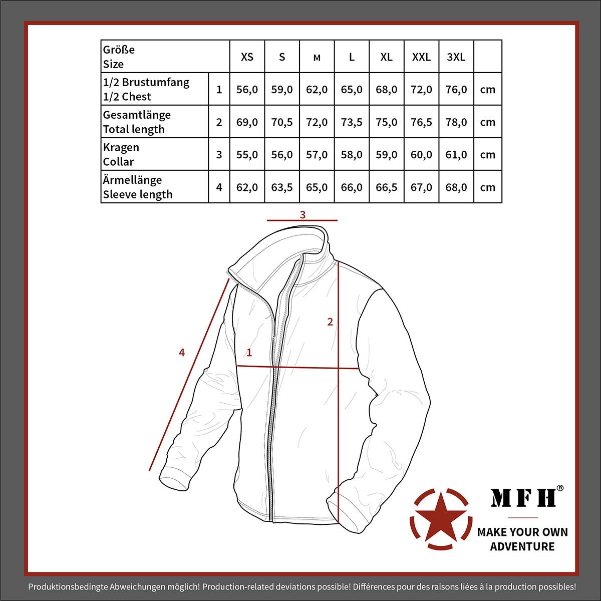 Fleece-Jacke, "Alpin", Pezi, oliv