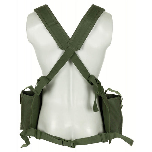 Chest Rig, 9 Taschen,oliv