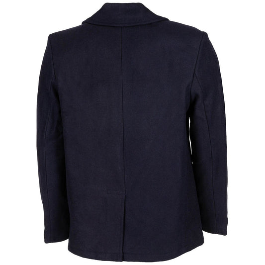 US Pea Coat, blau,mit blauen Knöpfen