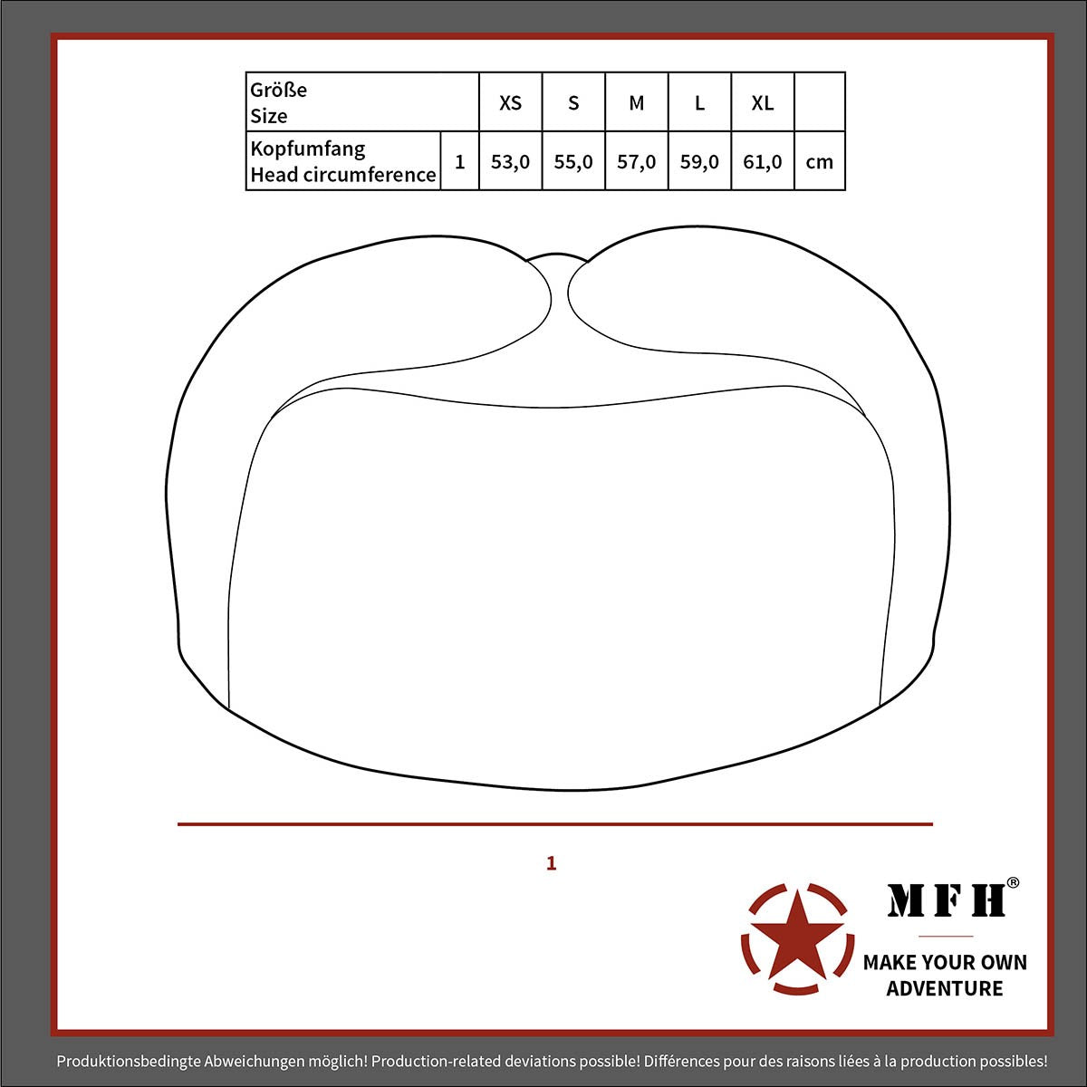 Russ. Fellmütze, weiß,mit Abzeichen
