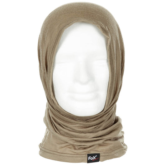 Rundschal, "Merino Lite",coyote tan