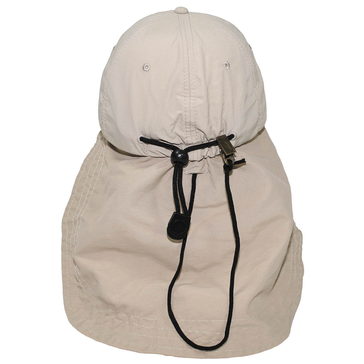 Cap, "Sahara", beige,langer Nackenschutz
