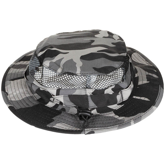 Buschhut, "Mesh Boonie",grey camo