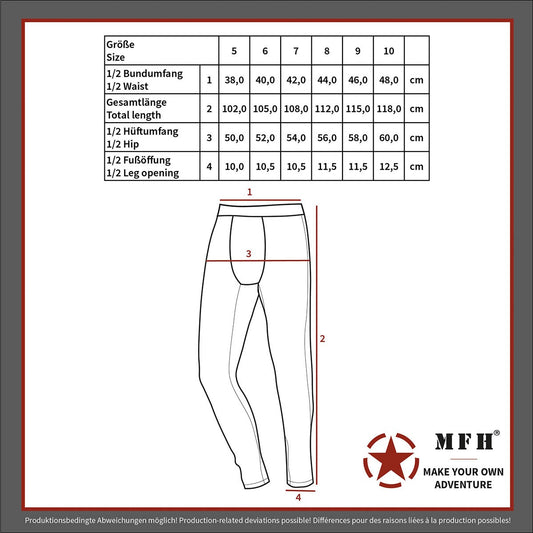 BW Plüschunterhose, oliv