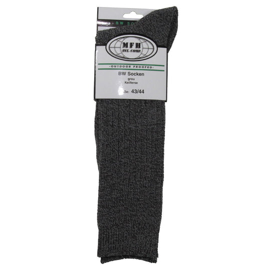BW Socken, Keilferse, grau