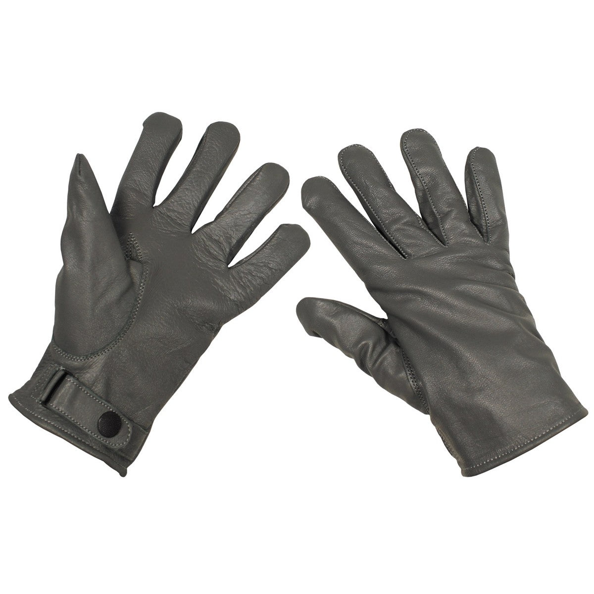 BW Lederhandschuhe,grau