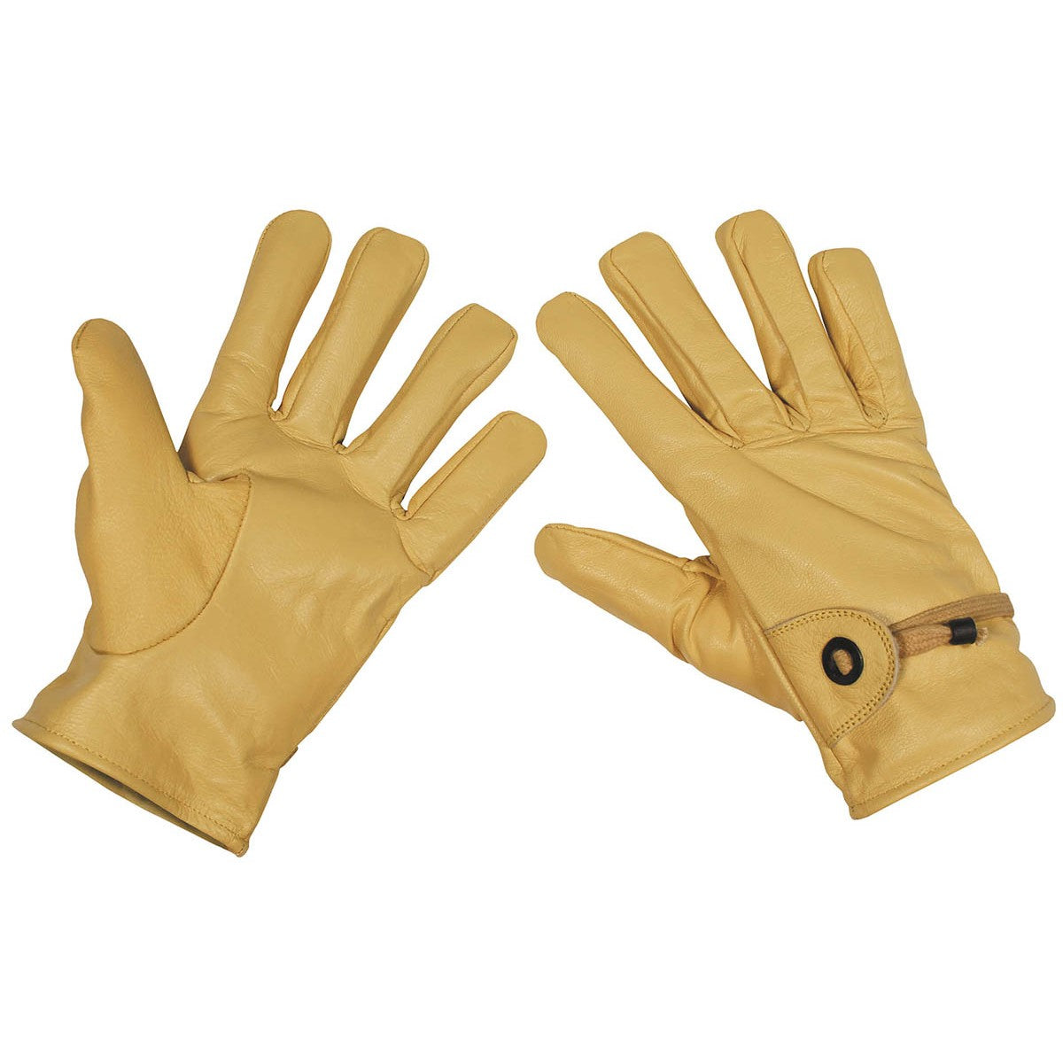 Western-Fingerhandschuhe,Leder, beige