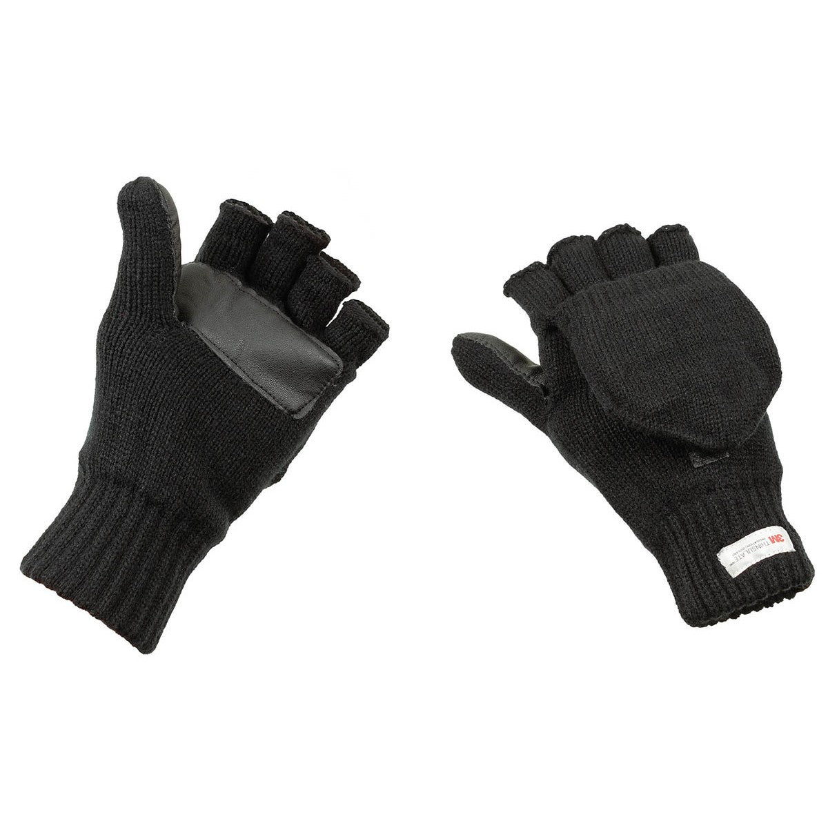 Strick-Faust-Fingerhandschuhe,schwarz, 3M┘ Thinsulate┘