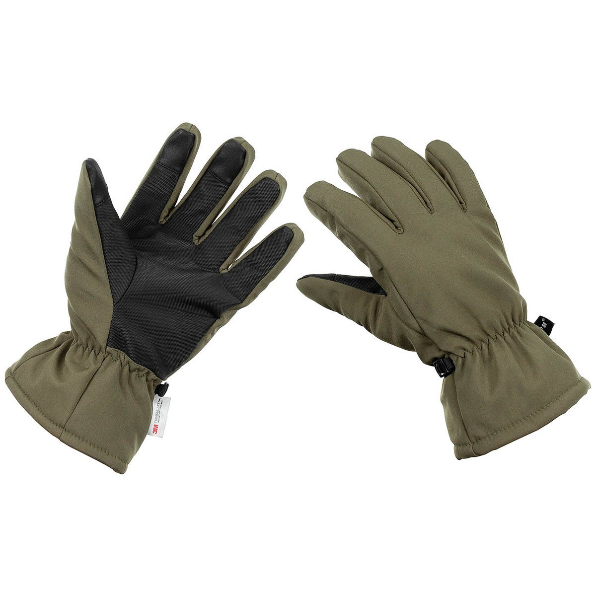 Fingerhandschuhe, Softshell,oliv, 3M┘ Thinsulate┘