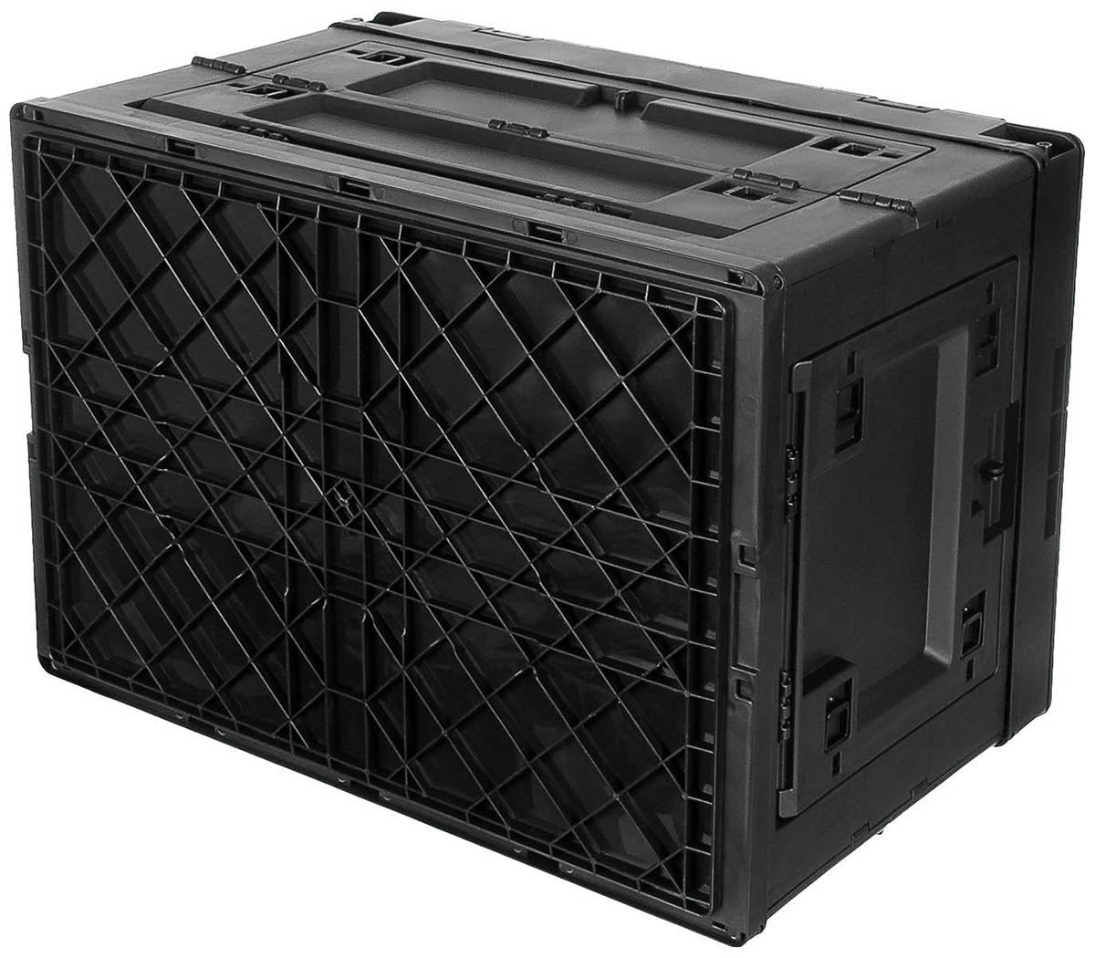 Box, Kunststoff, faltbar,60 l, schwarz