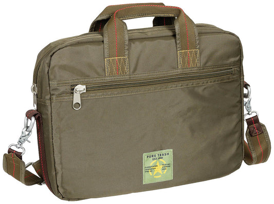 Handtasche, "PT", groß,Karabinerhaken, oliv