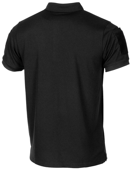 Poloshirt, "Tactical",Coolmax, schwarz