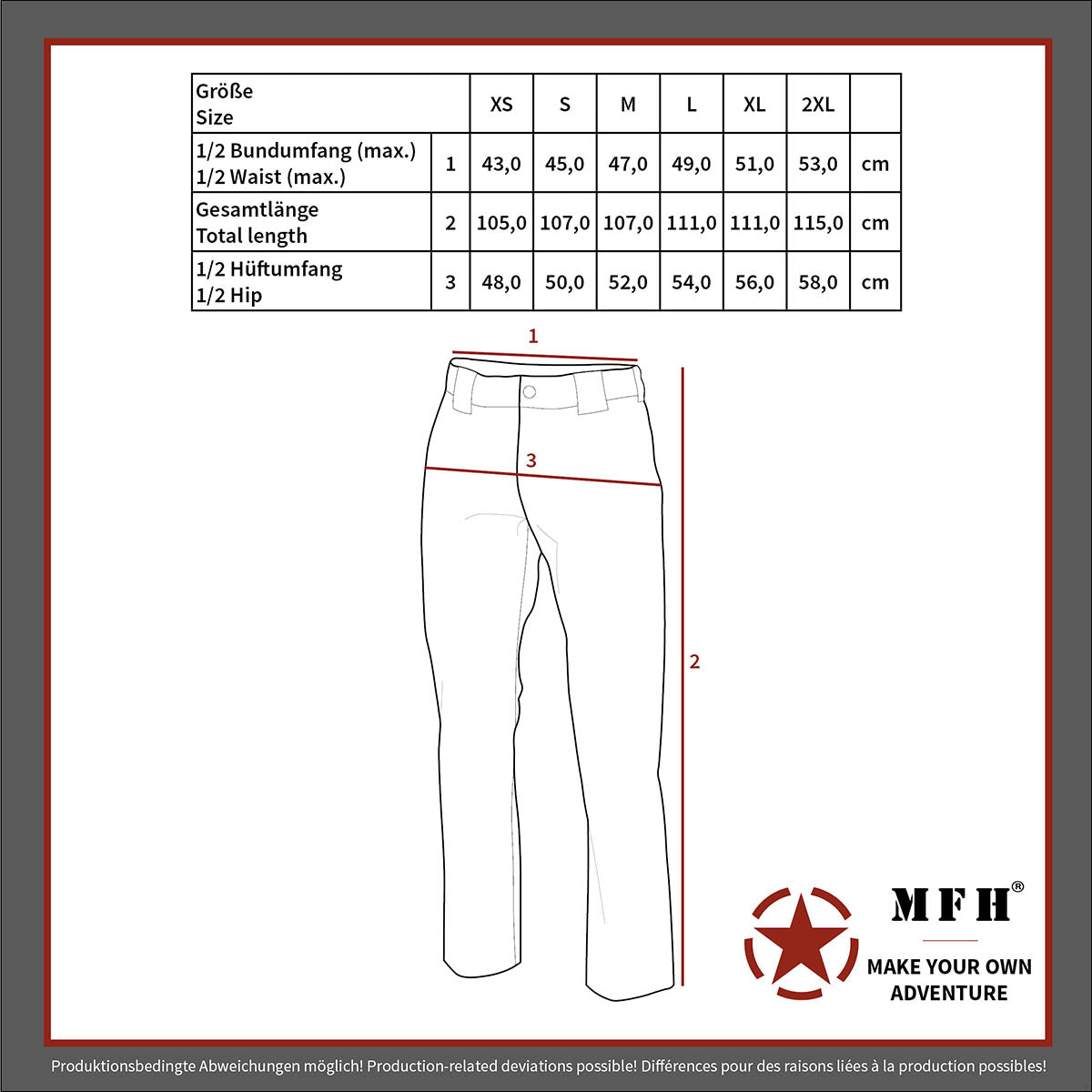 Trekking Hose, "Rachel",schwarz
