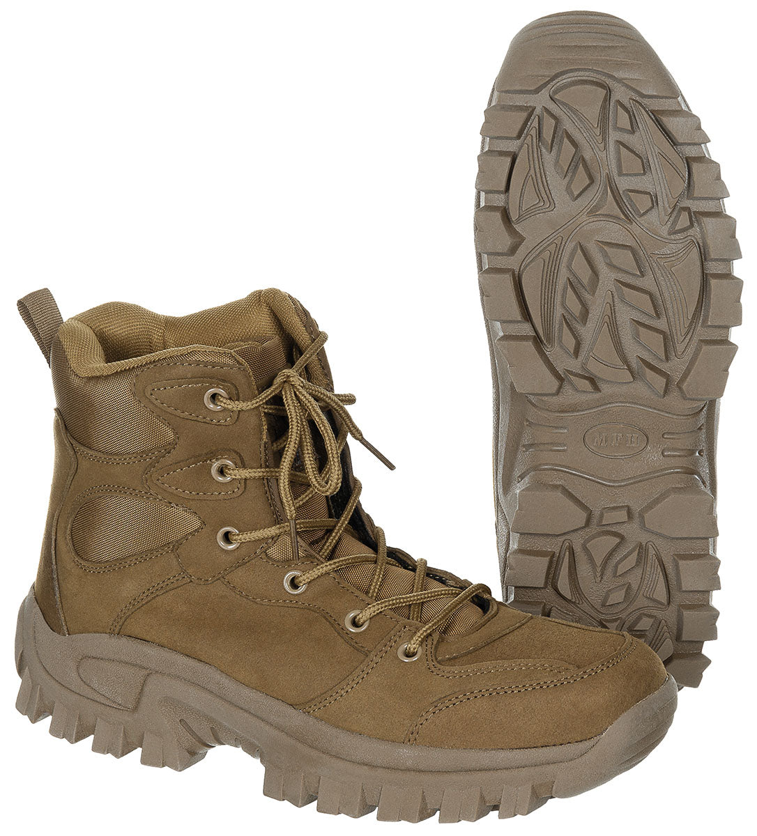 Stiefel, "Commando",coyote tan, knöchelhoch