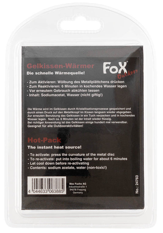 Gelkissen-Wärmer,reaktivierbar, transparent