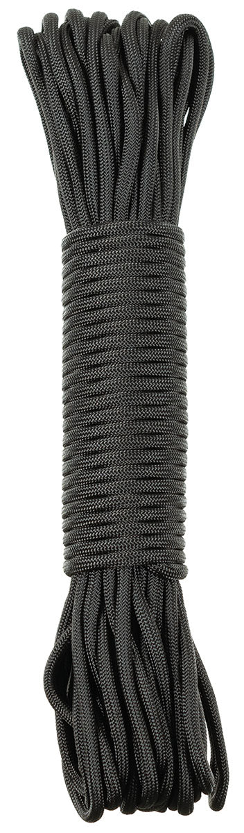 Fallschirmleine, schwarz,100 FT, Nylon