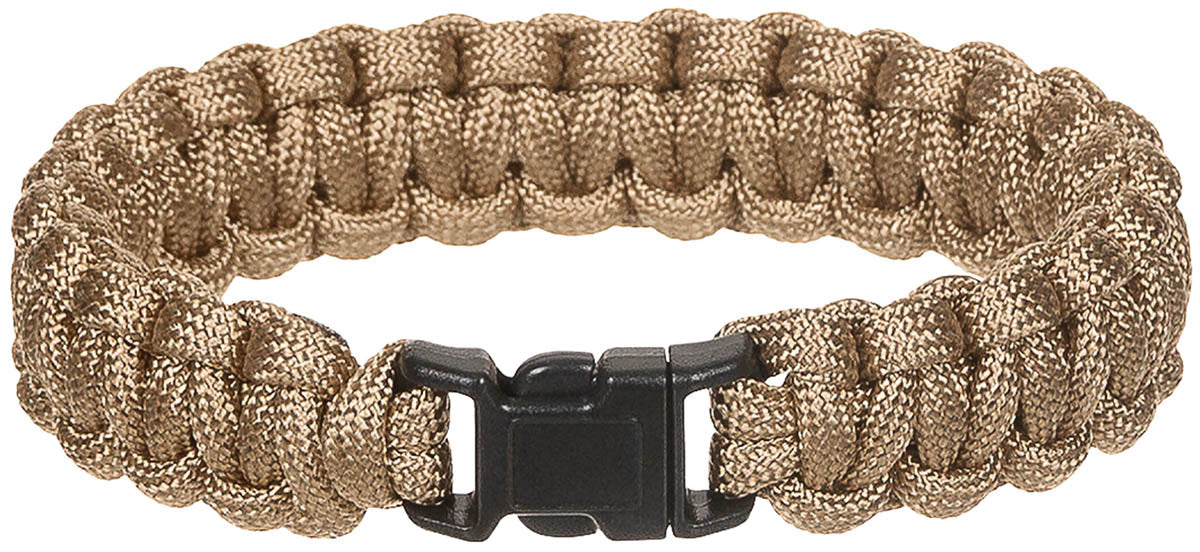 Armband, "Parachute Cord",coyote tan, Breite ca. 1,9 cm