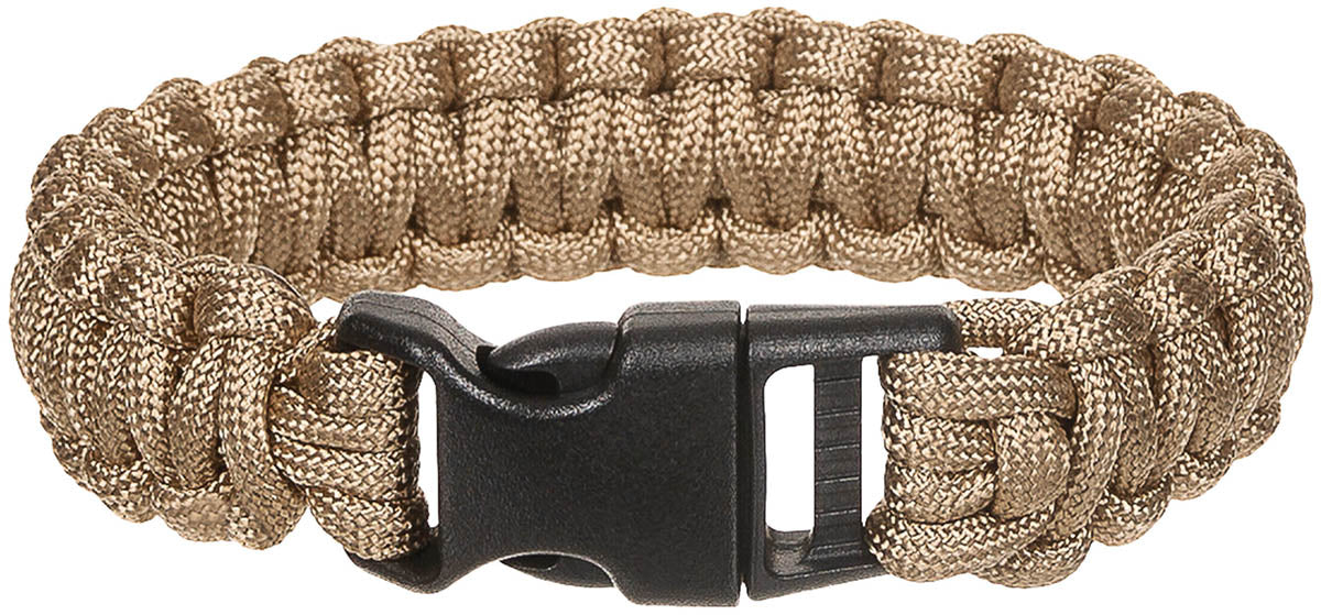 Armband, "Parachute Cord",coyote tan, Breite ca. 2,3 cm