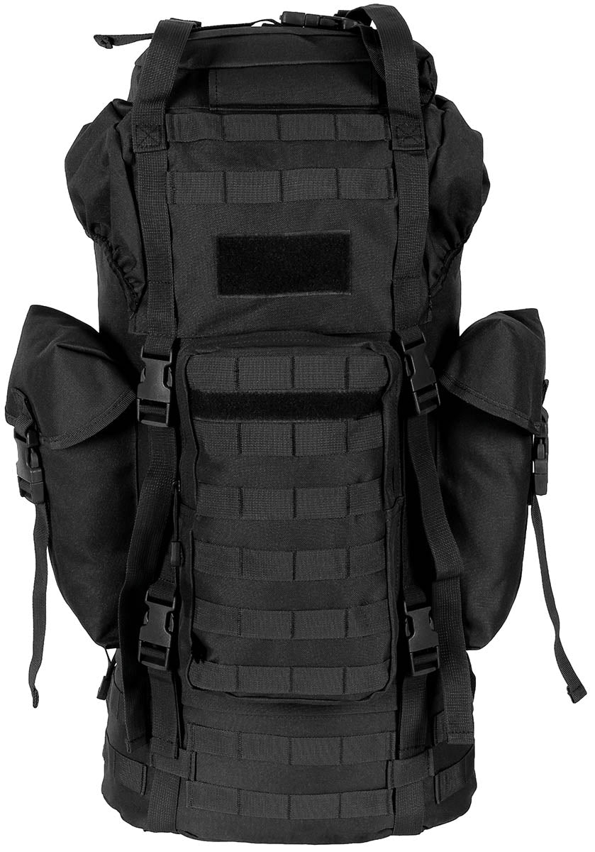 BW Kampfrucksack, "MOLLE",65 l, Alu-Aussteifung, schwarz