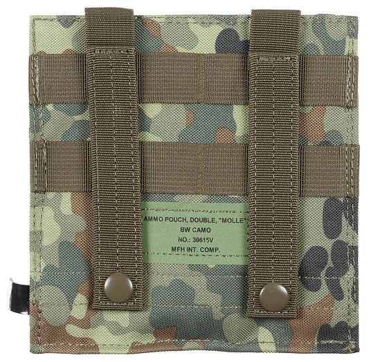 Magazintasche, 2-fach,"MOLLE",flecktarn