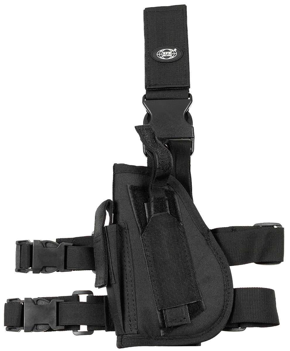 Pistolenbeinholster, links,schwarz