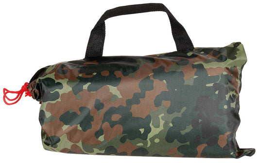 Mehrzweckplane, "Tarp",flecktarn, ca. 500 x 600 cm