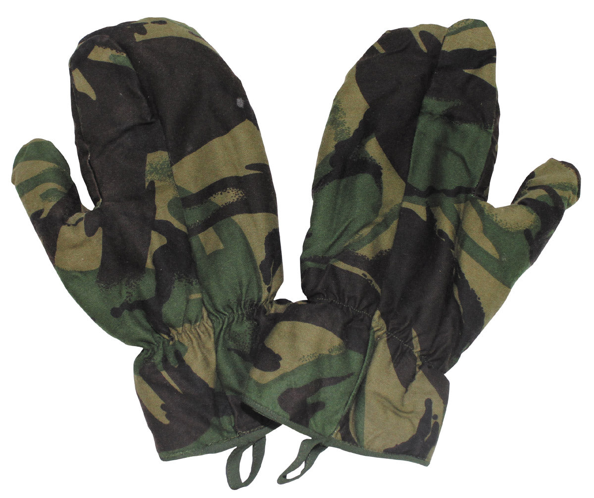 Brit. Fausthandschuhe, neuw.,Schießfinger, DPM tarn