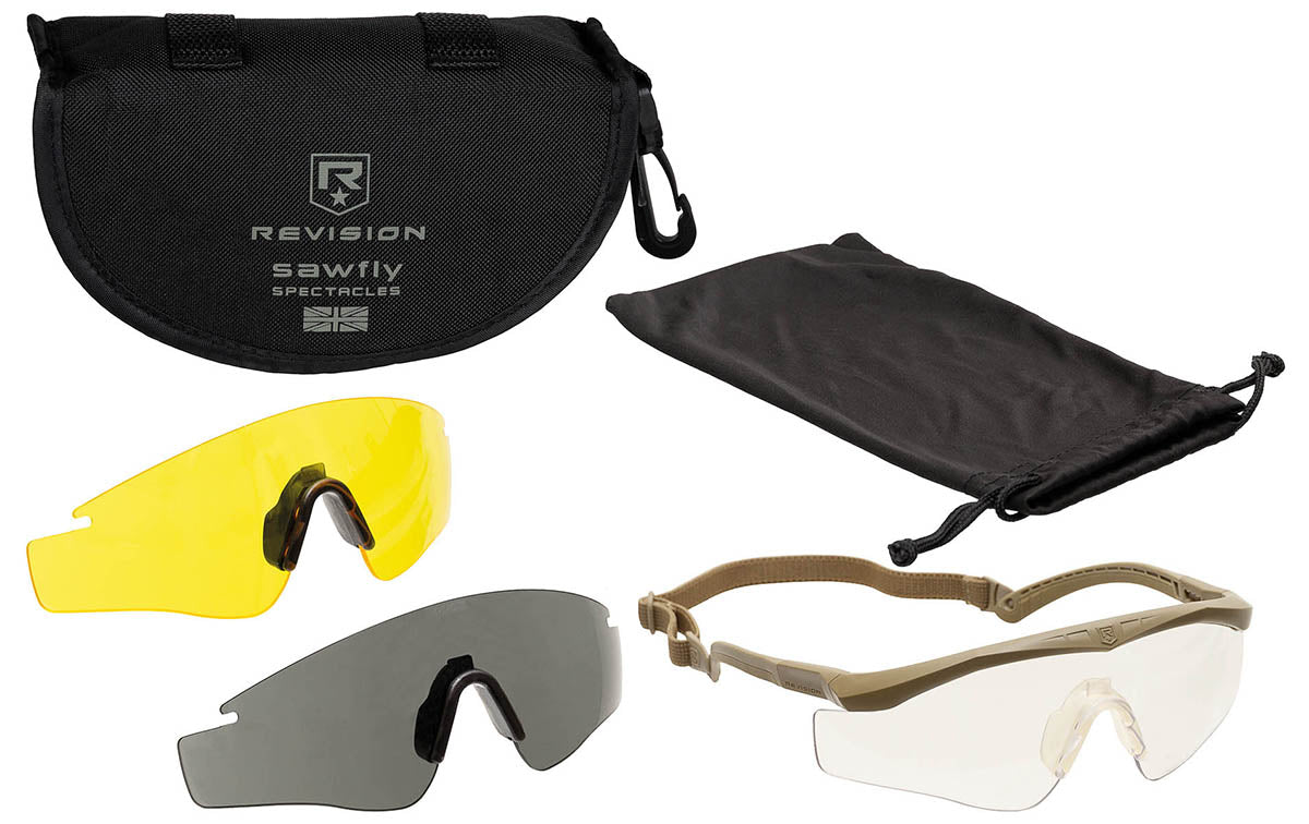 Brit. Schutzbrille, REVISION,Sawfly Z87, coyote, neuw.