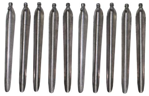 Österr. Zelthering, gebr.,10-er Pack, Länge: 30 cm