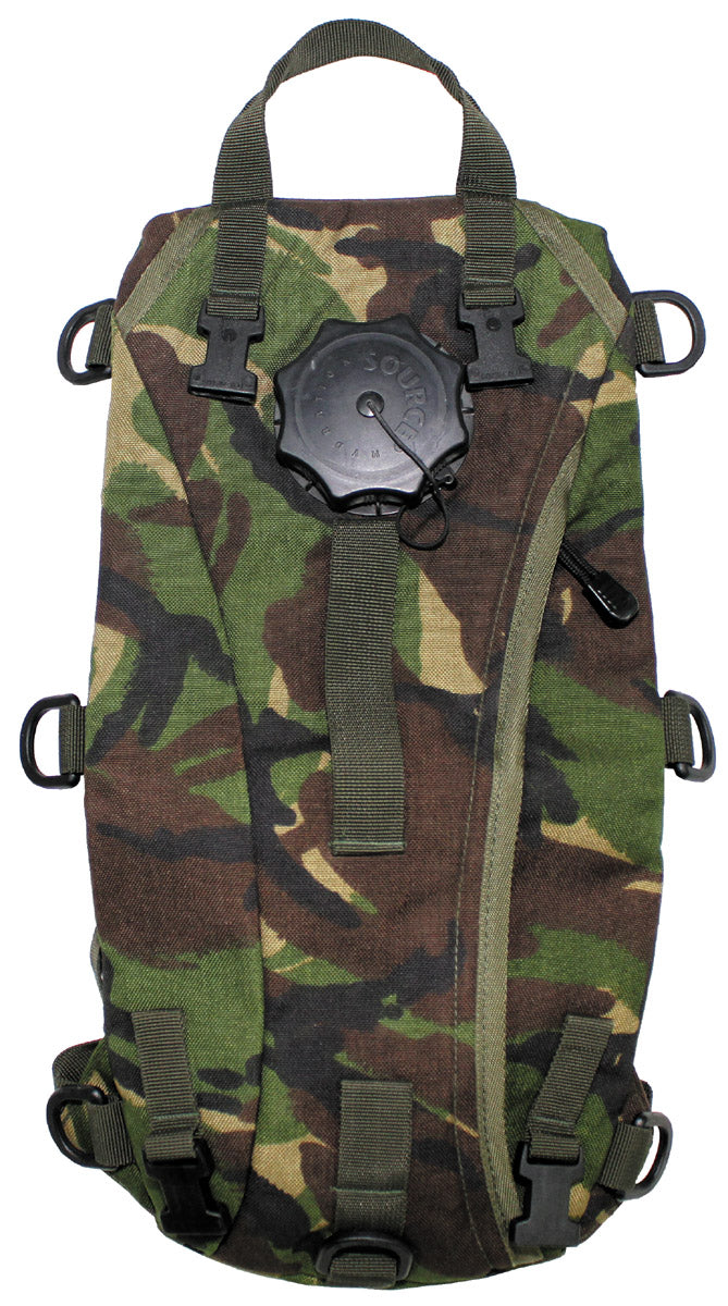 Brit. Trinkrucksack,TPU-Beutel, DPM tarn, gebr.