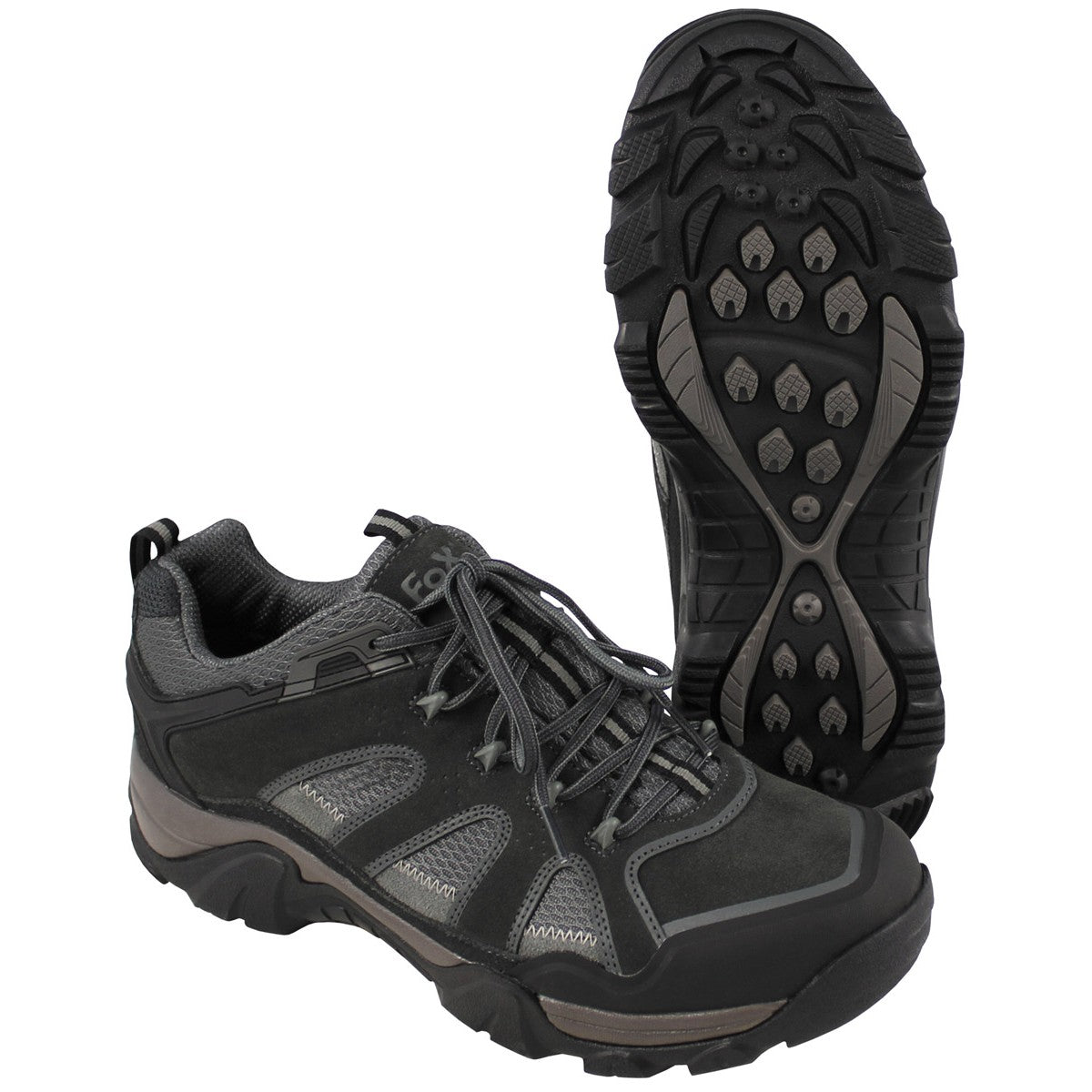 Trekking-Schuhe, grau,Mountain Low
