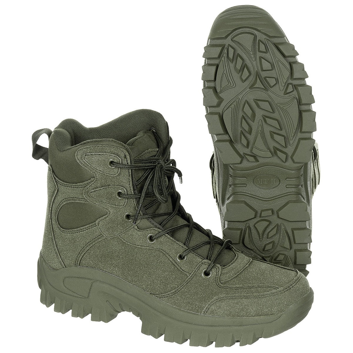 Stiefel, "Commando", oliv,knöchelhoch