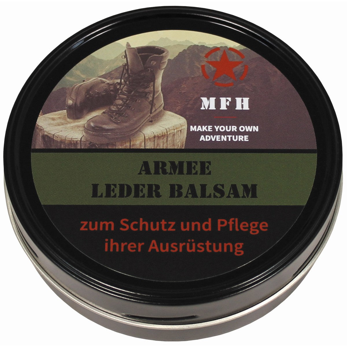 Lederbalsam, "Army", farblos,150 ml Dose