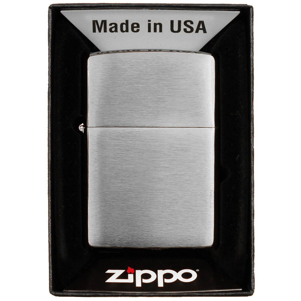 Feuerzeug, Zippo,Chrome Brushed, unbefüllt