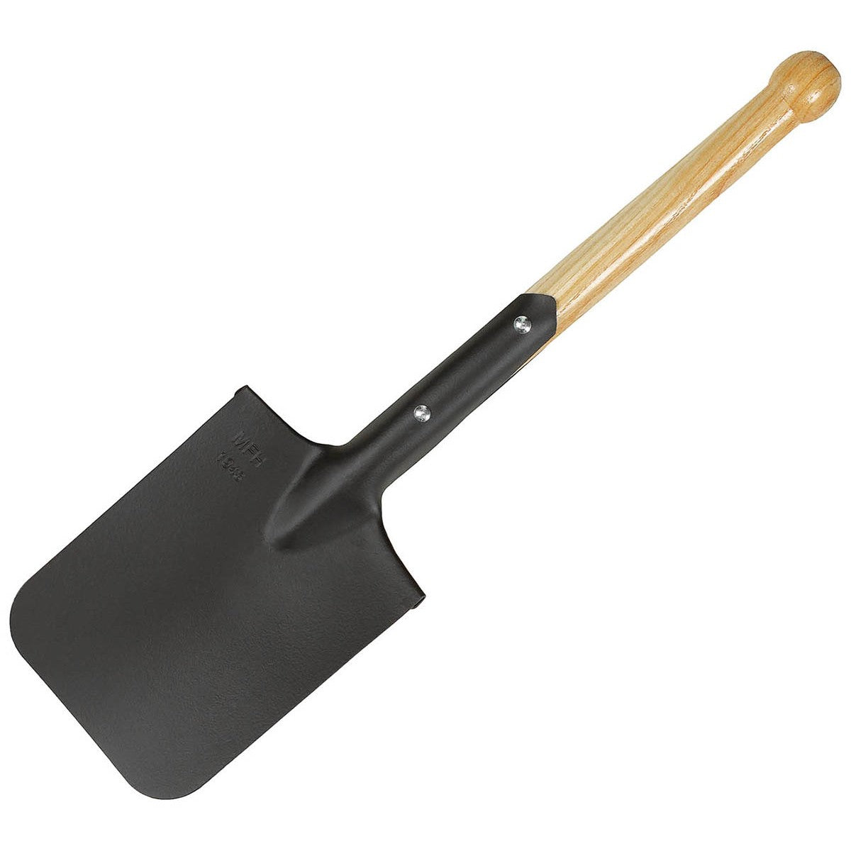 Feldspaten, "Typ WWII",mit Holzstiel