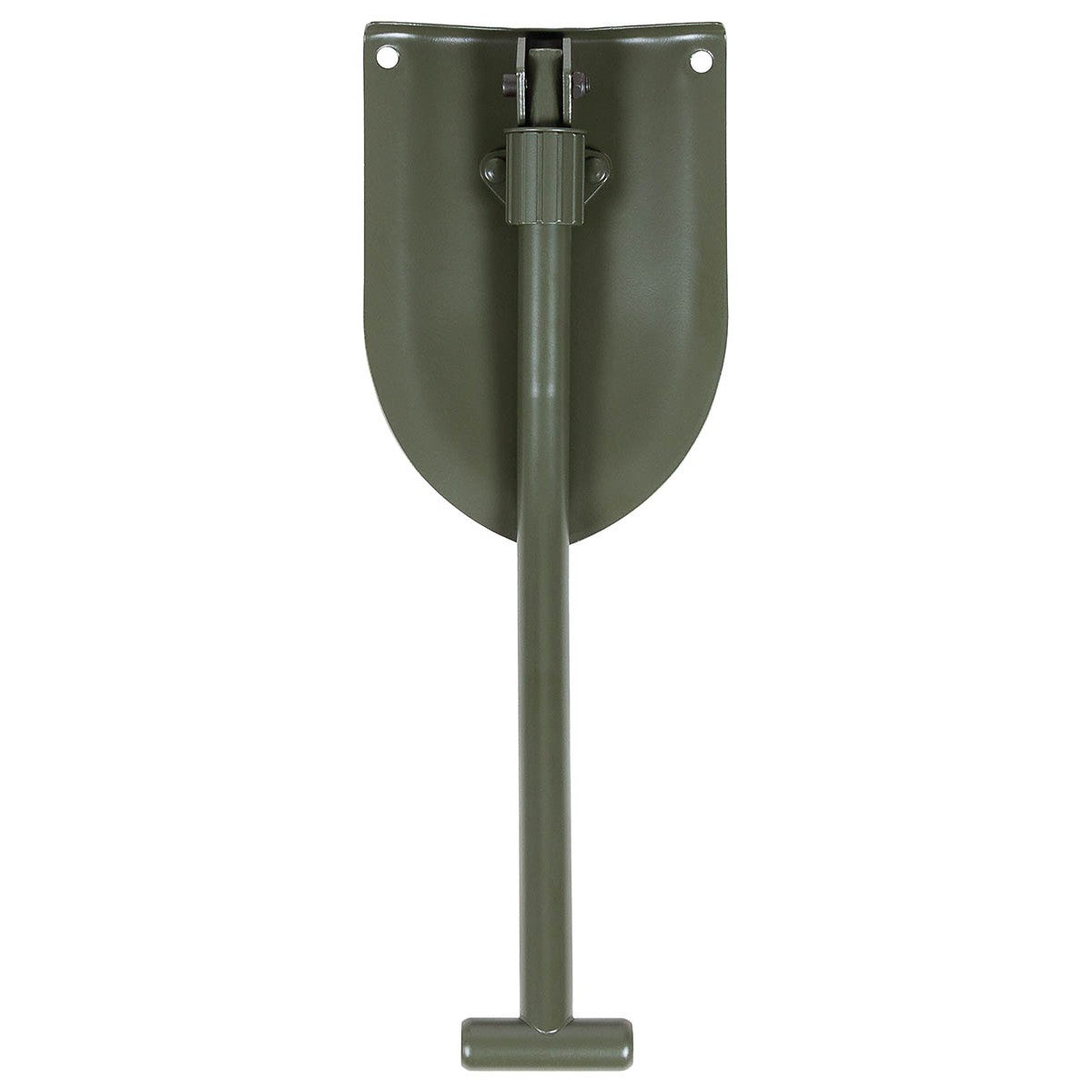 Schwed. Klappspaten, Stahl,oliv, 2-teilig