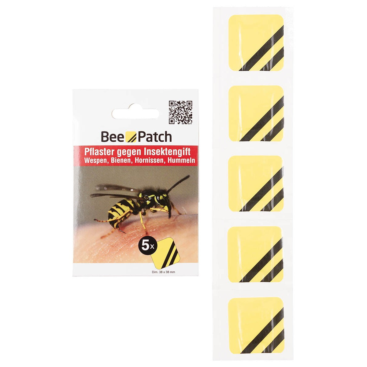 Insektenpflaster, "Bee Patch",5er Pack