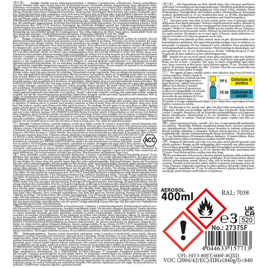 Army Farbspray,GRAU, matt, 400 ml