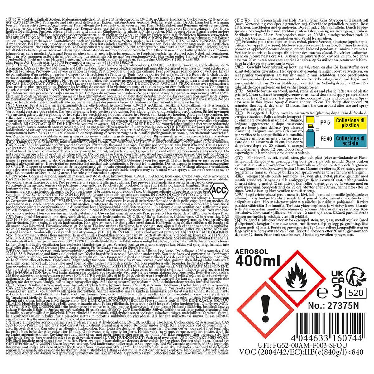 Army Farbspray,SIGNALROT, 400 ml