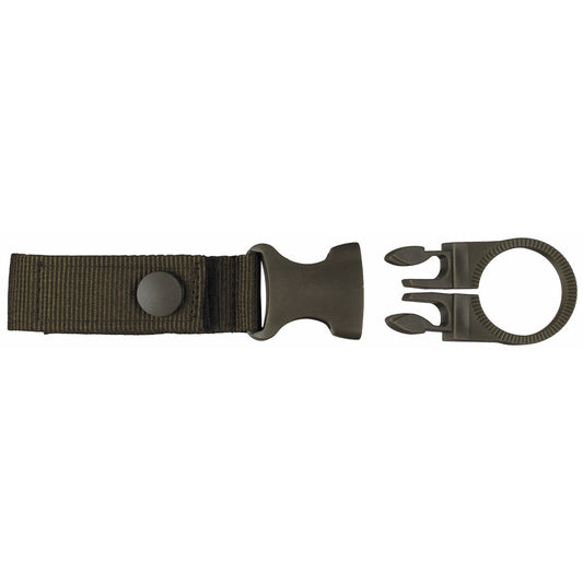 Flaschenhalter, oliv,für Gürtel und "MOLLE"-System