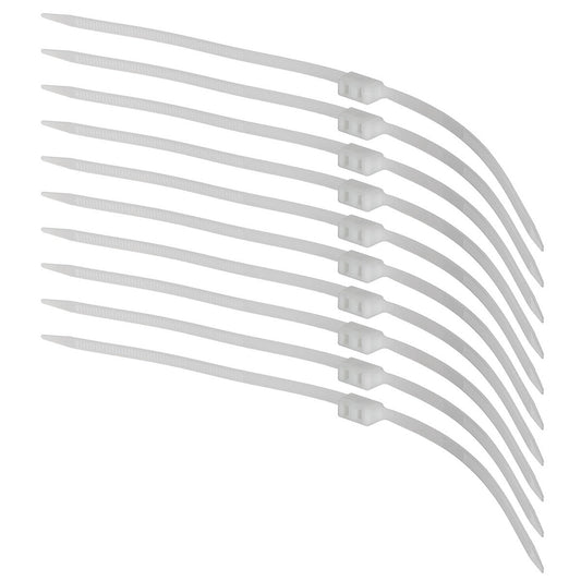 Kunststoffhandschellen,10 St./Pack, 70 x 1,2 cm, weiß