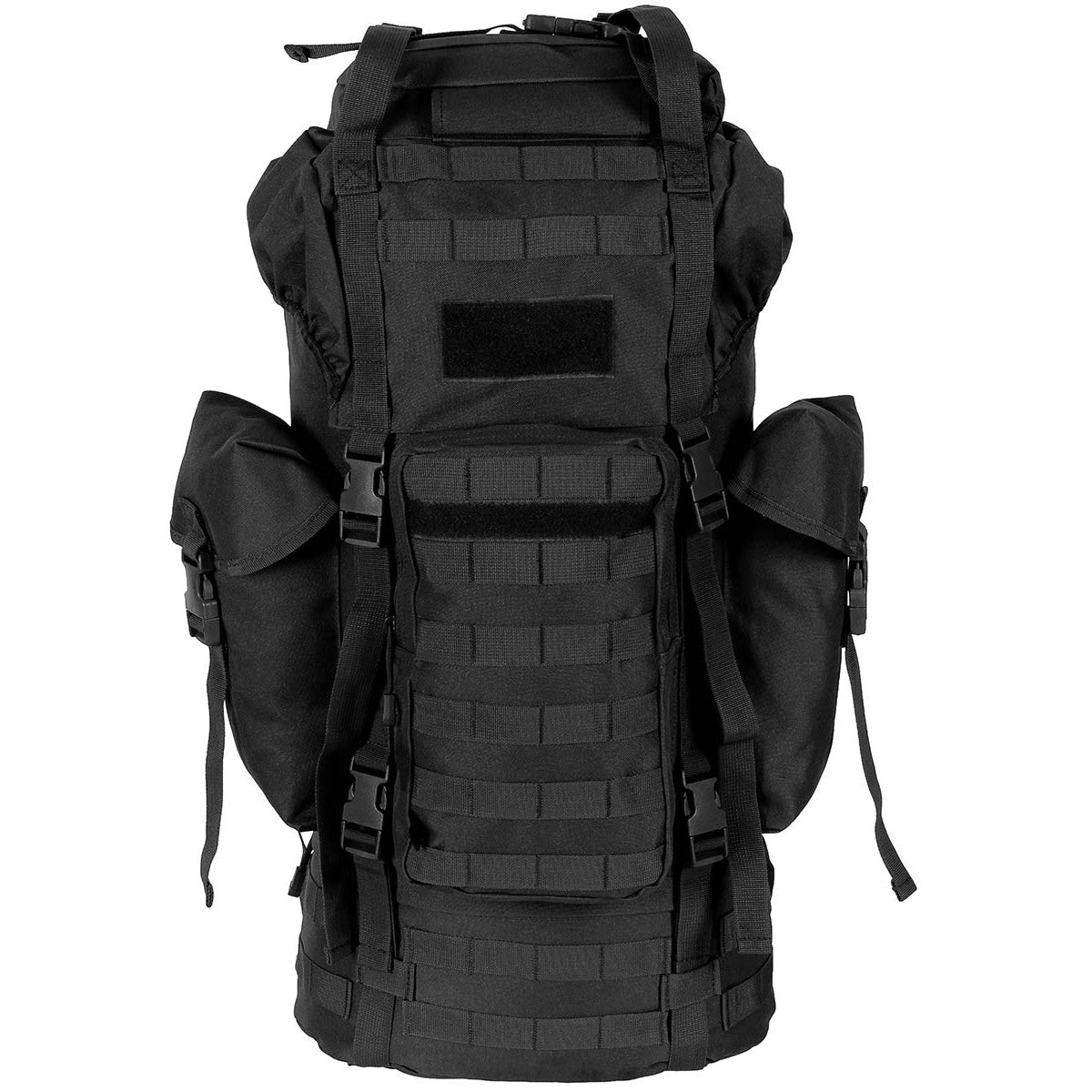BW Kampfrucksack, "MOLLE",65 l, Alu-Aussteifung, schwarz