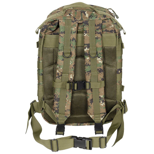 US Rucksack, Assault II,digital woodland