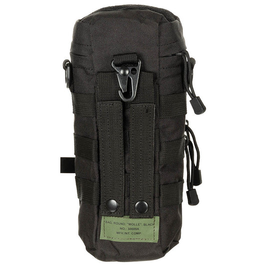 Tasche, rund, "MOLLE", schwarz