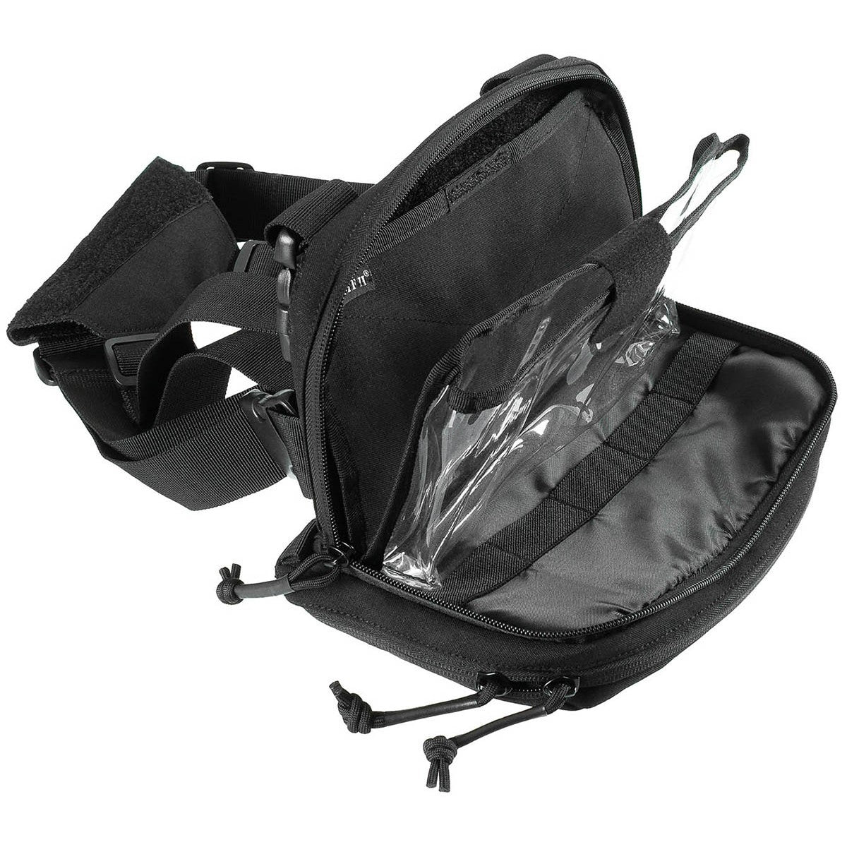 Karten-/Tablet-Tasche,klappbar, schwarz