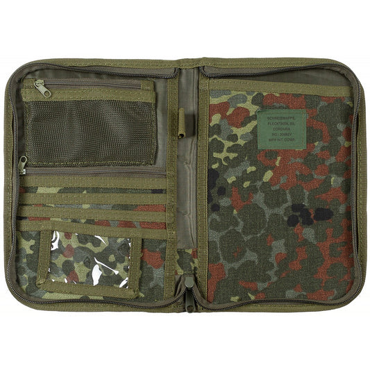 Schreibmappe, flecktarn, A5,Cordura