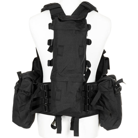 Tactical Weste, div. Taschen, schwarz