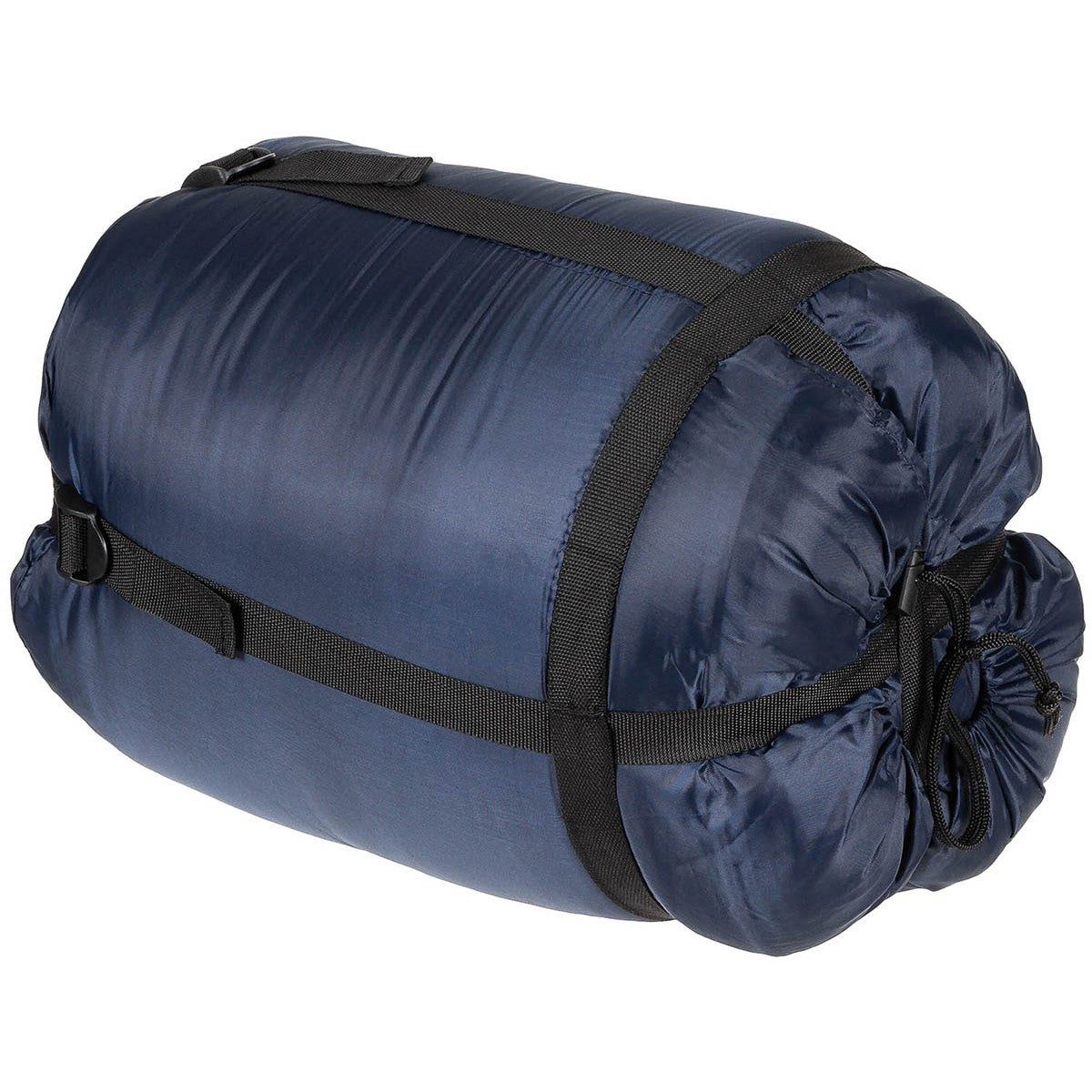 Mumienschlafsack, blau,2-lagige Füllung